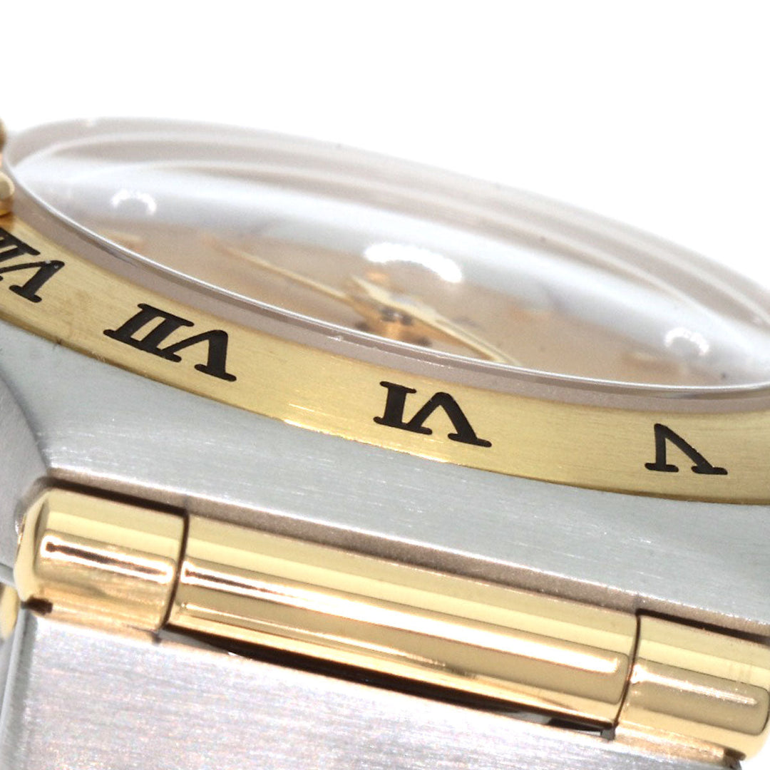OMEGA Watches Quartz 1262.10 Stainless Steel , Stainless Steel , K18YG gold Constellation Mini Full Bar gold dial Women Used Authentic
