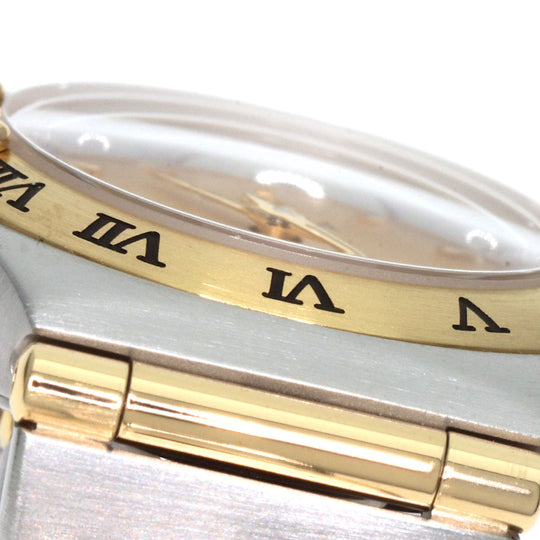 OMEGA Watches Quartz 1262.10 Stainless Steel , Stainless Steel , K18YG gold Constellation Mini Full Bar gold dial Women Used Authentic