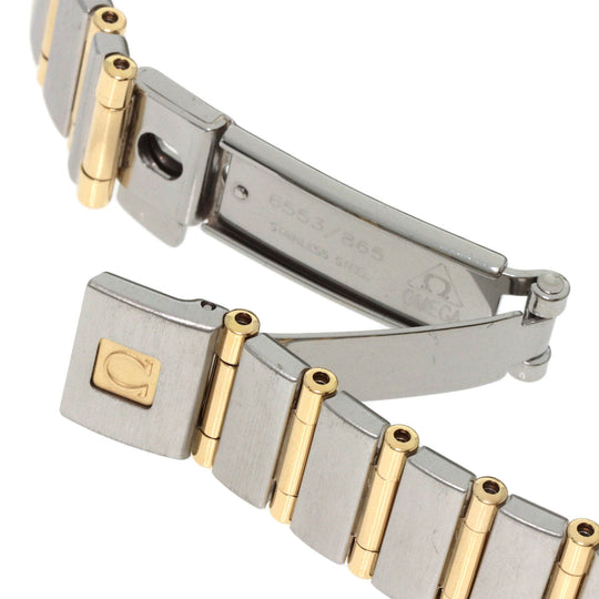 OMEGA Watches Quartz 1262.10 Stainless Steel , Stainless Steel , K18YG gold Constellation Mini Full Bar gold dial Women Used Authentic