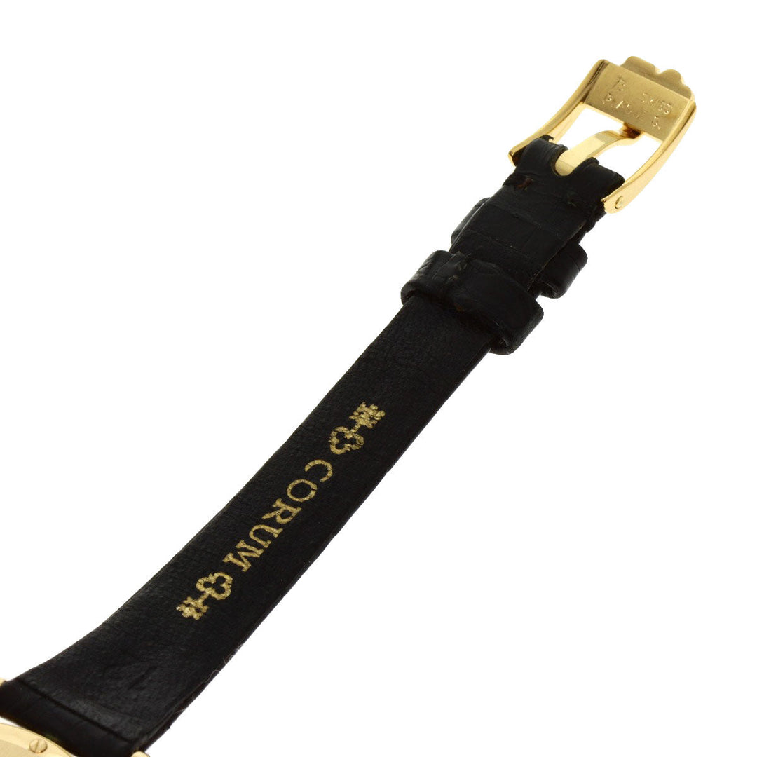 CORUM Watches Quartz 30.111.65 K18YG , Leather , Diamond gold Romulus gold dial Women Used Authentic