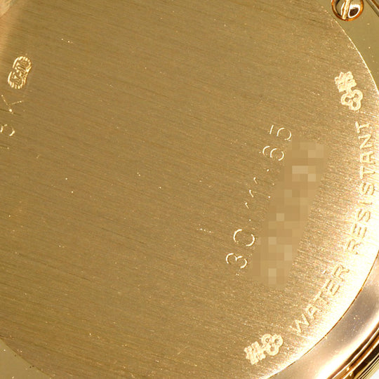 CORUM Watches Quartz 30.111.65 K18YG , Leather , Diamond gold Romulus gold dial Women Used Authentic