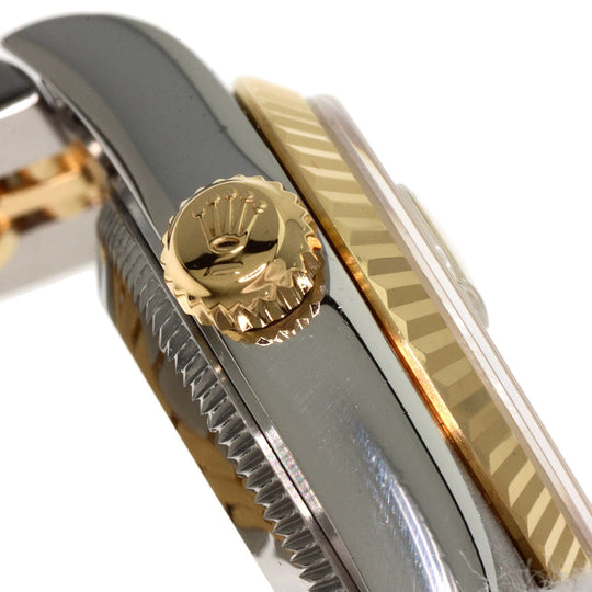 ROLEX Watches Mechanical Automatic 69173G Stainless Steel gold Datejust 10P Diamond Champagne Gold dial