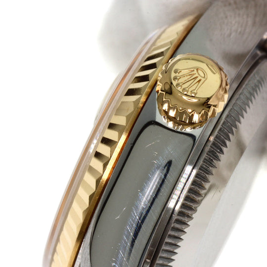 ROLEX Watches Mechanical Automatic 69173G Stainless Steel gold Datejust 10P Diamond Champagne Gold dial