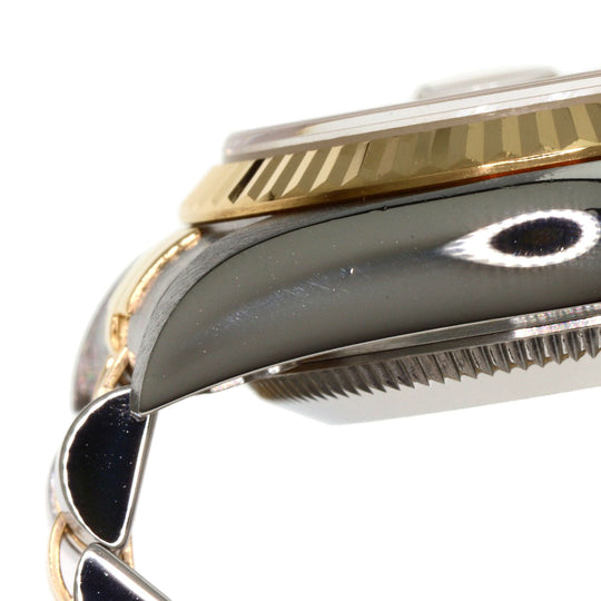 ROLEX Watches Mechanical Automatic 69173G Stainless Steel gold Datejust 10P Diamond Champagne Gold dial