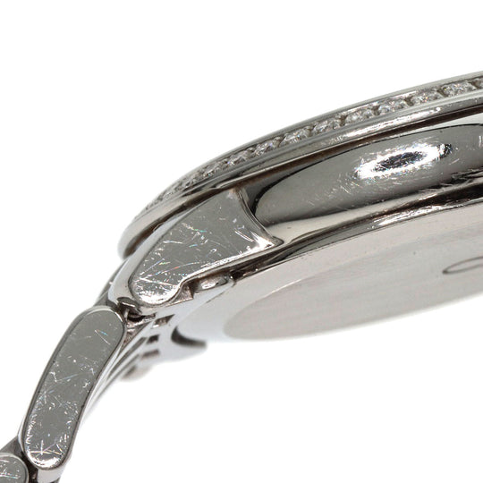 OMEGA Watches Quartz 413.15.27.60.55.001 Stainless Steel , Stainless Steel Silver De Ville Prestige Diamond White shell dial Women Used Authentic