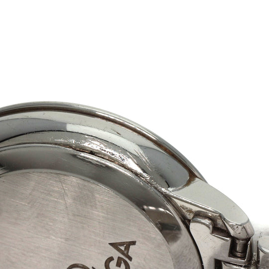 OMEGA Watches Quartz 413.15.27.60.55.001 Stainless Steel , Stainless Steel Silver De Ville Prestige Diamond White shell dial Women Used Authentic