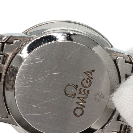 OMEGA Watches Quartz 413.15.27.60.55.001 Stainless Steel , Stainless Steel Silver De Ville Prestige Diamond White shell dial Women Used Authentic