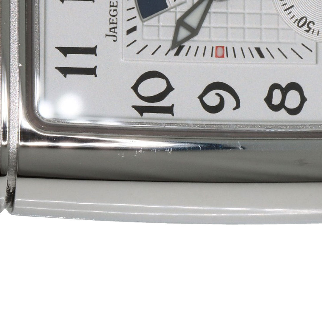 JAEGER-LECOULTRE Watches Hand Winding 296.8.74 Stainless Steel , Stainless Steel Silver Reverso Grand Sport Duo Diamond Silver dial Women Used Authentic