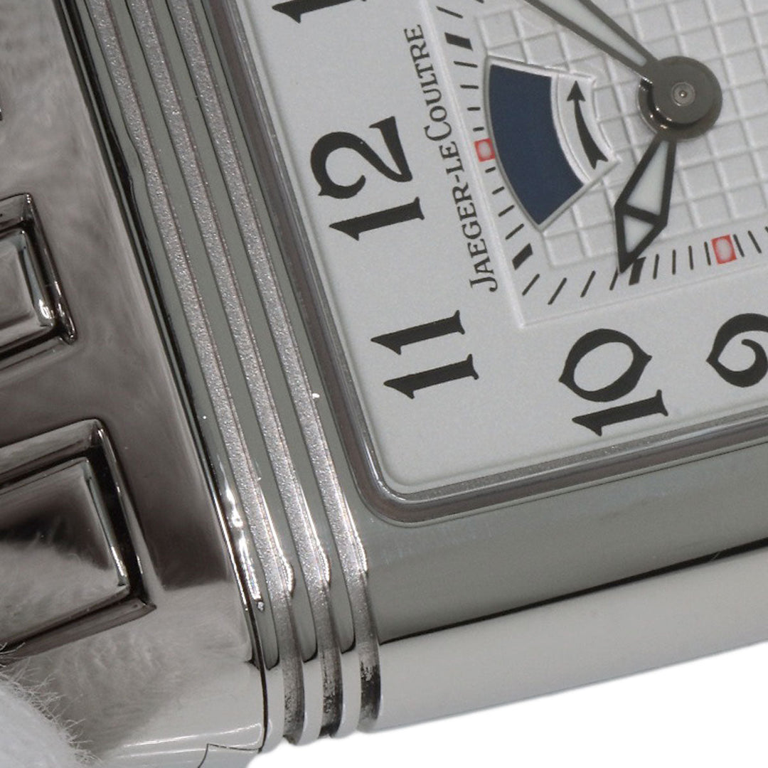 JAEGER-LECOULTRE Watches Hand Winding 296.8.74 Stainless Steel , Stainless Steel Silver Reverso Grand Sport Duo Diamond Silver dial Women Used Authentic