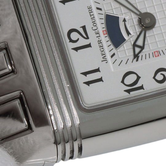 JAEGER-LECOULTRE Watches Hand Winding 296.8.74 Stainless Steel , Stainless Steel Silver Reverso Grand Sport Duo Diamond Silver dial Women Used Authentic