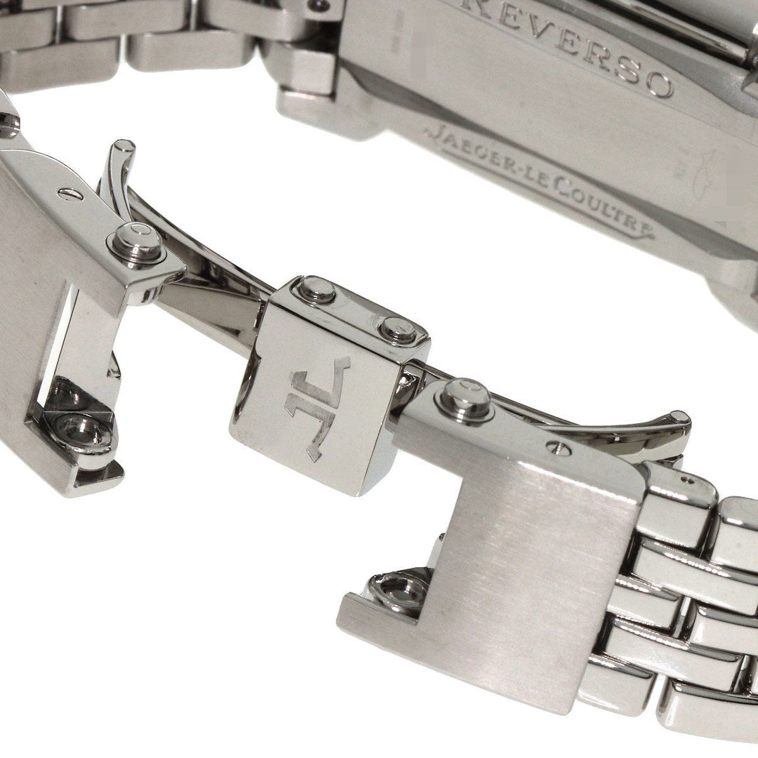 JAEGER-LECOULTRE Watches Hand Winding 296.8.74 Stainless Steel , Stainless Steel Silver Reverso Grand Sport Duo Diamond Silver dial Women Used Authentic