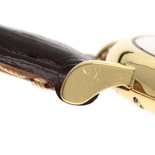 IWC SCHAFFHAUSEN Watches Hand Winding IW2534 K18YG, leather gold Portofino white dial mens Used Authentic