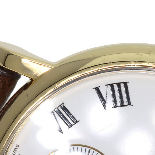 IWC SCHAFFHAUSEN Watches Hand Winding IW2534 K18YG, leather gold Portofino white dial mens Used Authentic