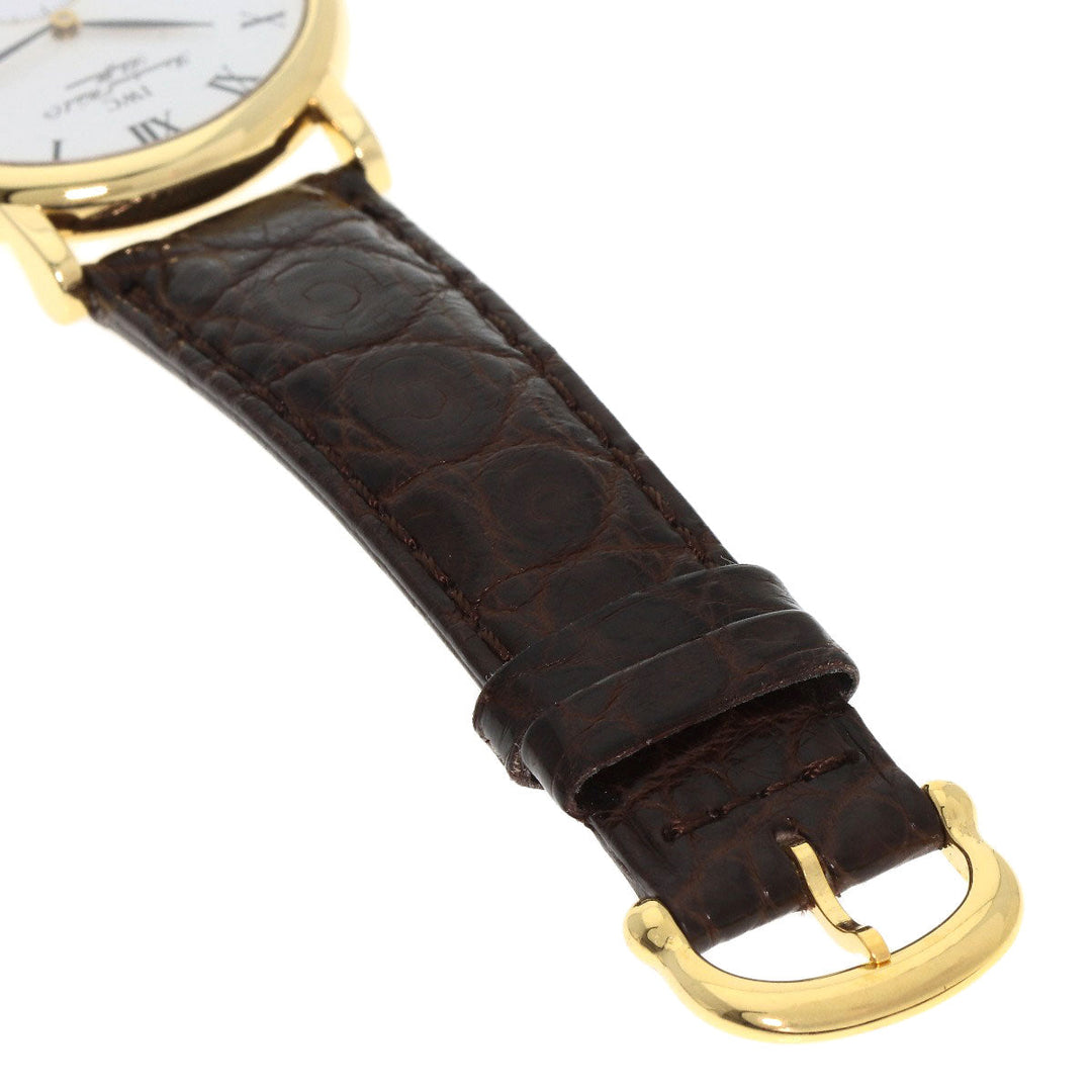 IWC SCHAFFHAUSEN Watches Hand Winding IW2534 K18YG, leather gold Portofino white dial mens Used Authentic