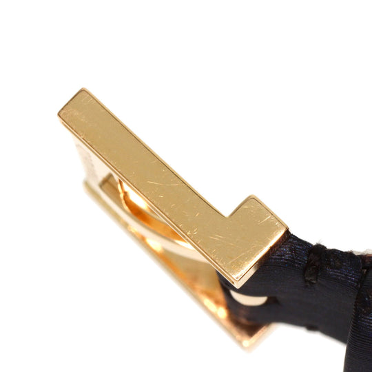 TIFFANY&Co. Watches Quartz Z1950.10.30E10A40E K18YG, Leather x Satin gold Atlas Cocktail Diamond Unused Black x Gold dial Women Used Authentic
