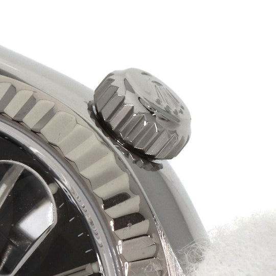 ROLEX Watches Mechanical Automatic 79174 Stainless Steel , Stainless Steel , K18WG Silver Datejust black dial Women Used Authentic
