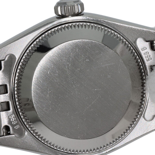ROLEX Watches Mechanical Automatic 79174 Stainless Steel , Stainless Steel , K18WG Silver Datejust black dial Women Used Authentic