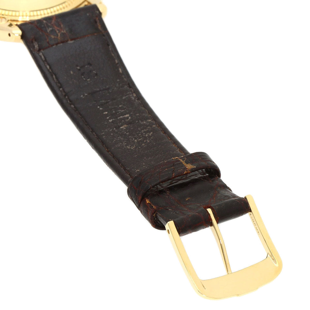 SEIKO Watches Quartz SBGX016 9F61-0A30 K18YG, leather gold Grand Seiko gold dial mens Used Authentic