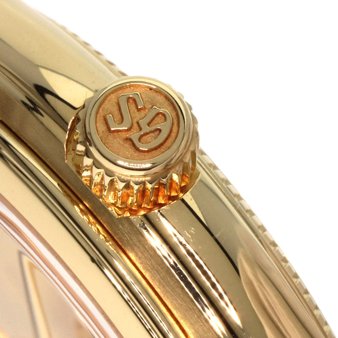 SEIKO Watches Quartz SBGX016 9F61-0A30 K18YG, leather gold Grand Seiko gold dial mens Used Authentic