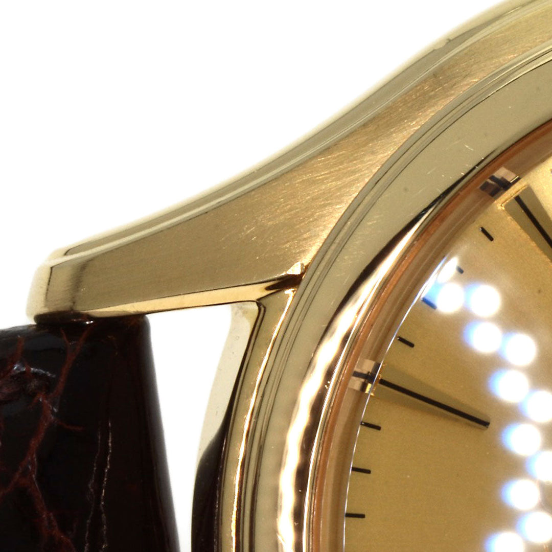 SEIKO Watches Quartz SBGX016 9F61-0A30 K18YG, leather gold Grand Seiko gold dial mens Used Authentic