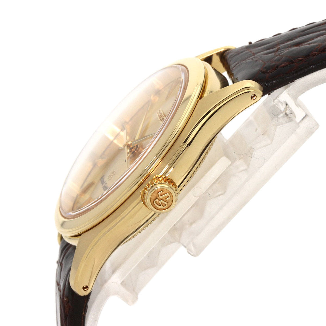 SEIKO Watches Quartz SBGX016 9F61-0A30 K18YG, leather gold Grand Seiko gold dial mens Used Authentic