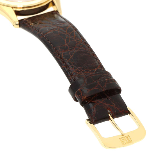 SEIKO Watches Quartz SBGX016 9F61-0A30 K18YG, leather gold Grand Seiko gold dial mens Used Authentic