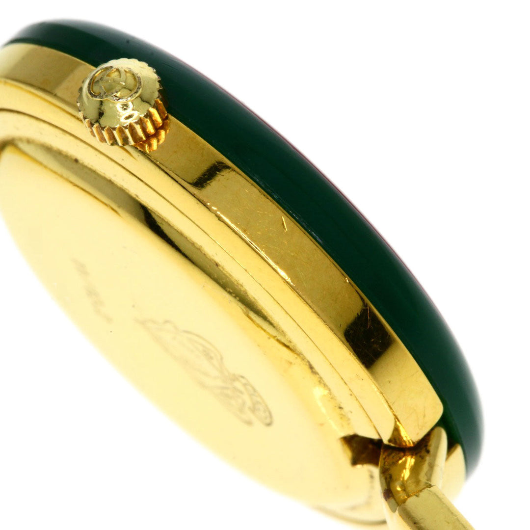 GUCCI Watches Quartz 11/12.2 Gold Plated gold Change bezel white dial