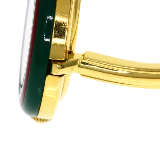 GUCCI Watches Quartz 11/12.2 Gold Plated gold Change bezel white dial