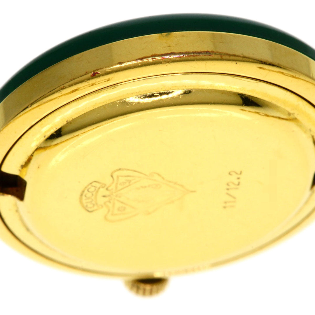 GUCCI Watches Quartz 11/12.2 Gold Plated gold Change bezel white dial