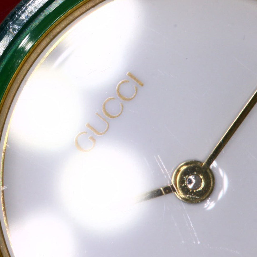 GUCCI Watches Quartz 11/12.2 Gold Plated gold Change bezel white dial