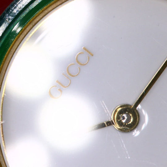 GUCCI Watches Quartz 11/12.2 Gold Plated gold Change bezel white dial