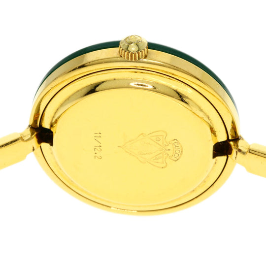 GUCCI Watches Quartz 11/12.2 Gold Plated gold Change bezel white dial