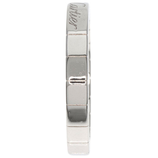 CARTIER Ring K18WG Silver Laniere # 51 Women Used Authentic