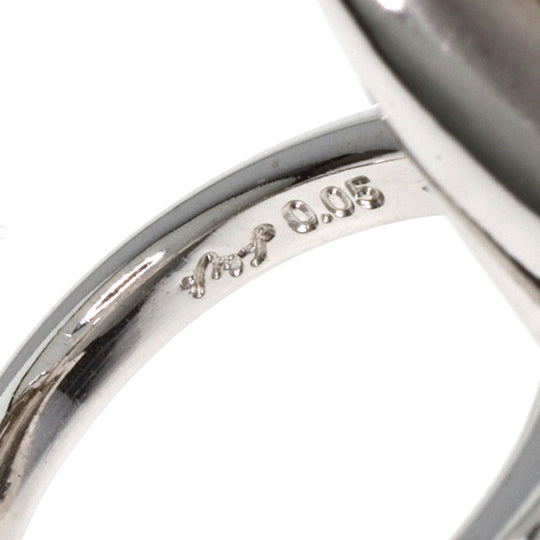 TASAKI Ring K18WG , K18YG Silver Pearl pearl diamond Women Used Authentic