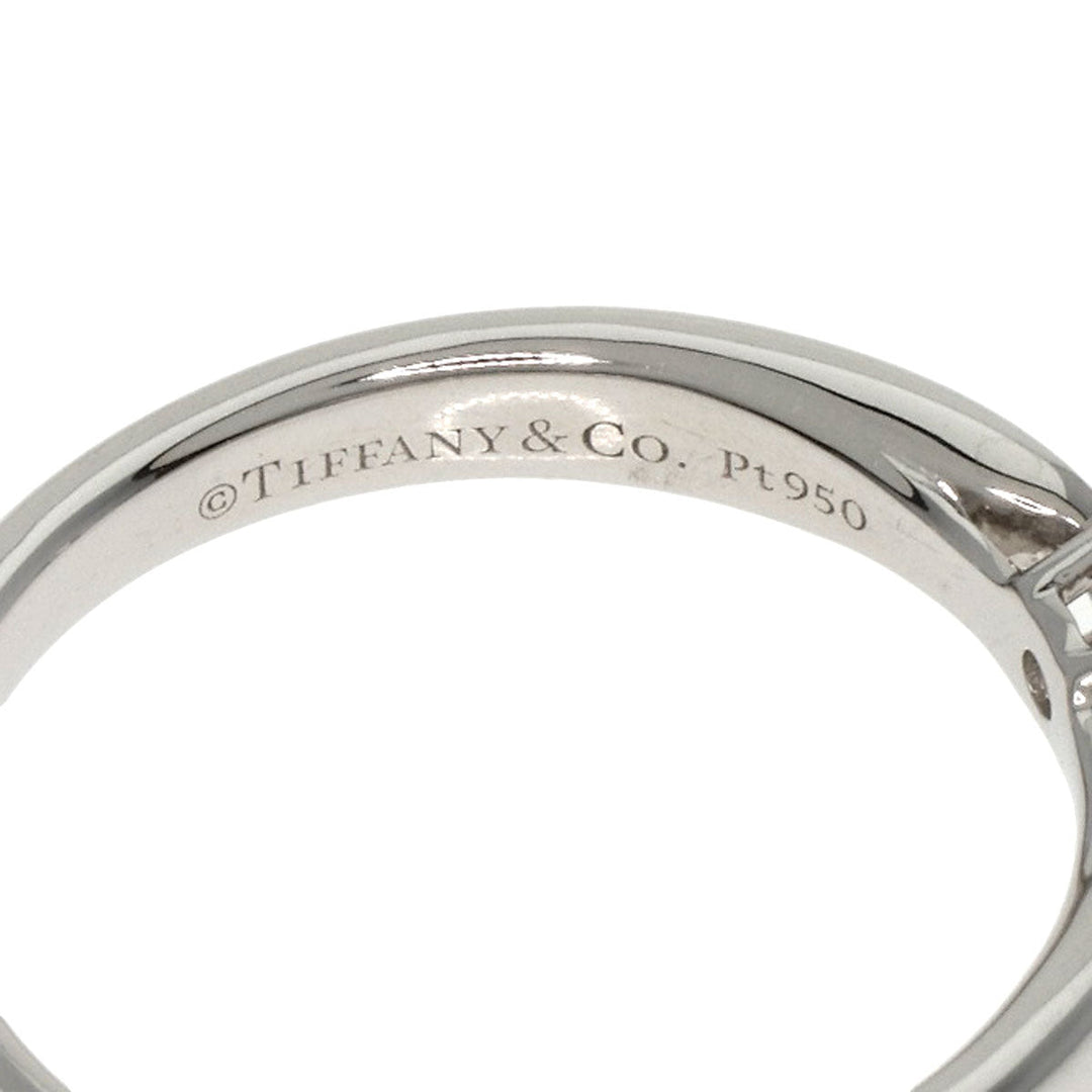 TIFFANY&Co. Ring PT950 Silver Harmony diamond Women Used Authentic