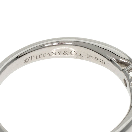 TIFFANY&Co. Ring PT950 Silver Harmony diamond Women Used Authentic