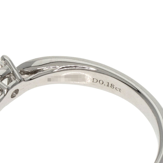 TIFFANY&Co. Ring PT950 Silver Harmony diamond Women Used Authentic