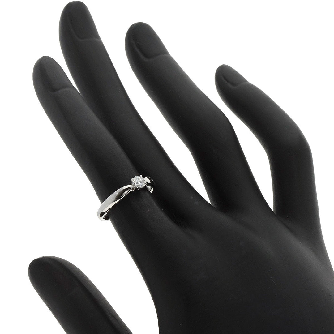 TIFFANY&Co. Ring PT950 Silver Harmony diamond Women Used Authentic