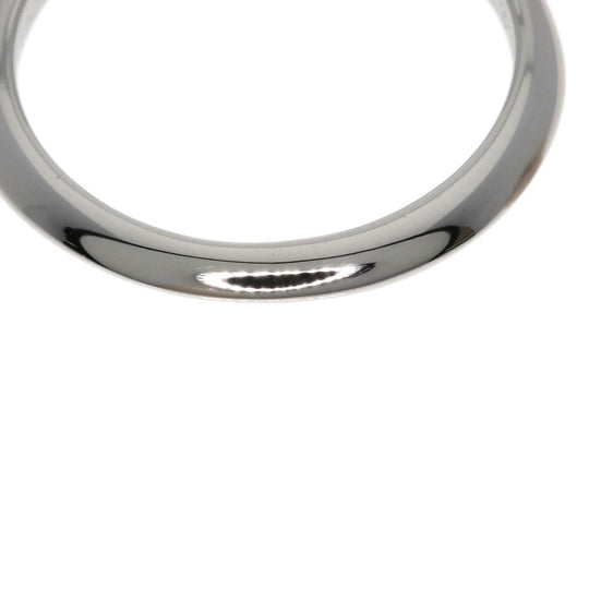 TIFFANY&Co. Ring PT950 Silver solitaire diamond knife edge Women Used Authentic
