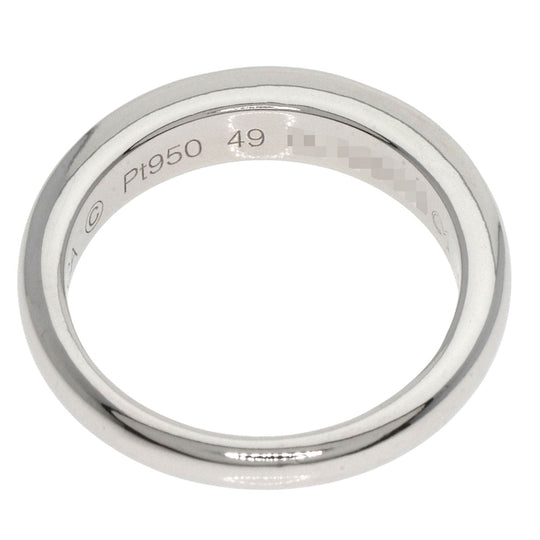 Van Cleef & Arpels Ring PT950 Silver New York Wedding Ring 4P Diamond #49