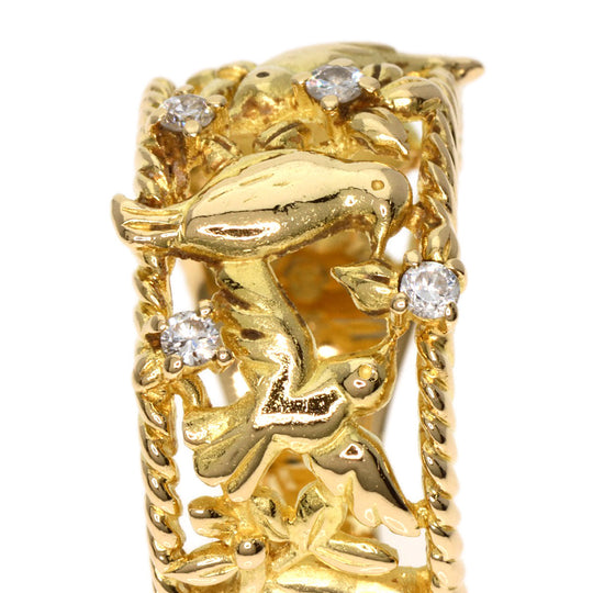 TASAKI Ring 18K Yellow Gold gold Bird motif diamond