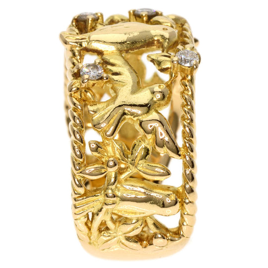 TASAKI Ring 18K Yellow Gold gold Bird motif diamond