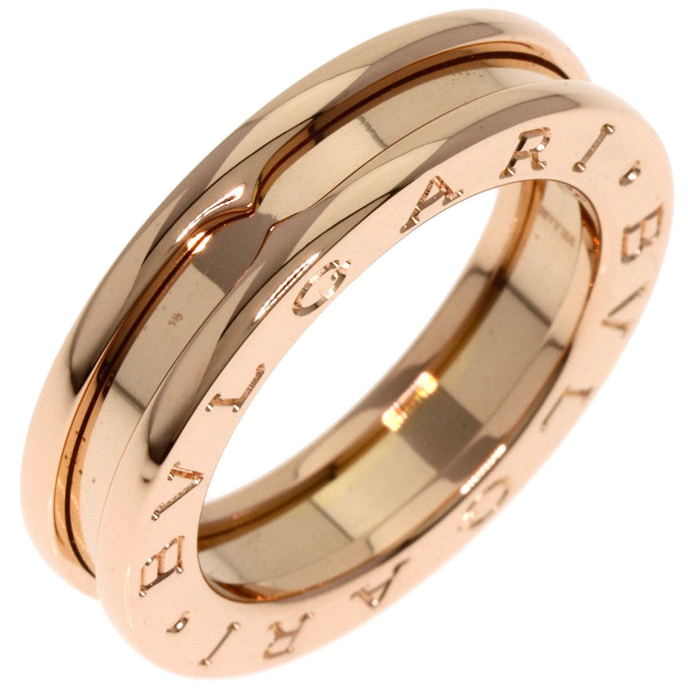 BVLGARI Ring 18K Pink Gold gold B-zero1 B-zero One 1 Band XS #48 Women Used Authentic