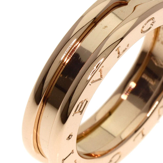 BVLGARI Ring 18K Pink Gold gold B-zero1 B-zero One 1 Band XS #48 Women Used Authentic