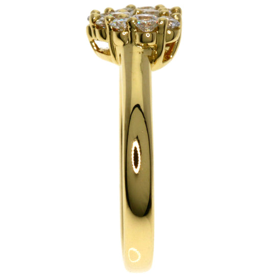 Ponte Vecchio Ring 18K Yellow Gold gold Heart motif diamond