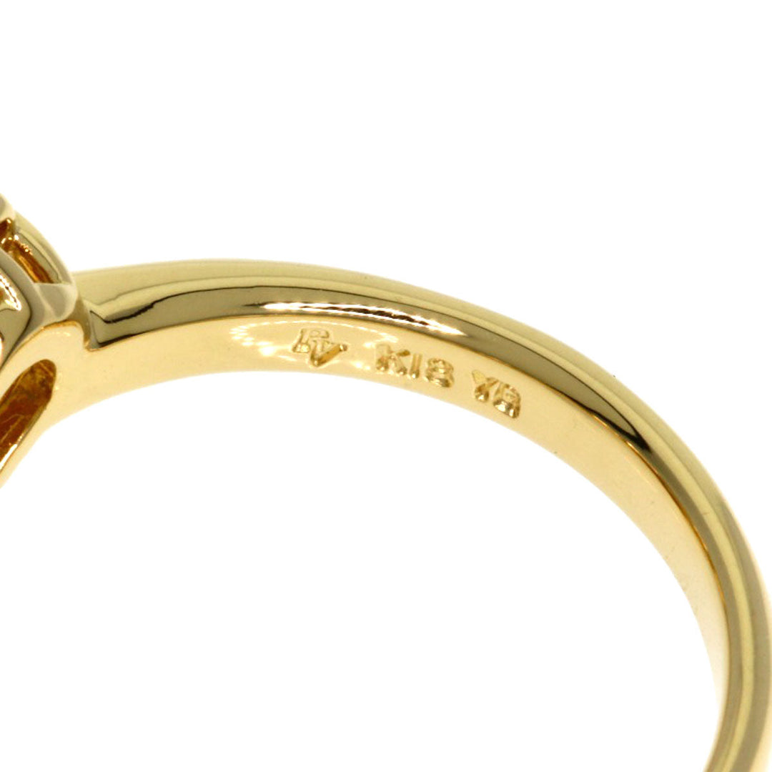 Ponte Vecchio Ring 18K Yellow Gold gold Heart motif diamond