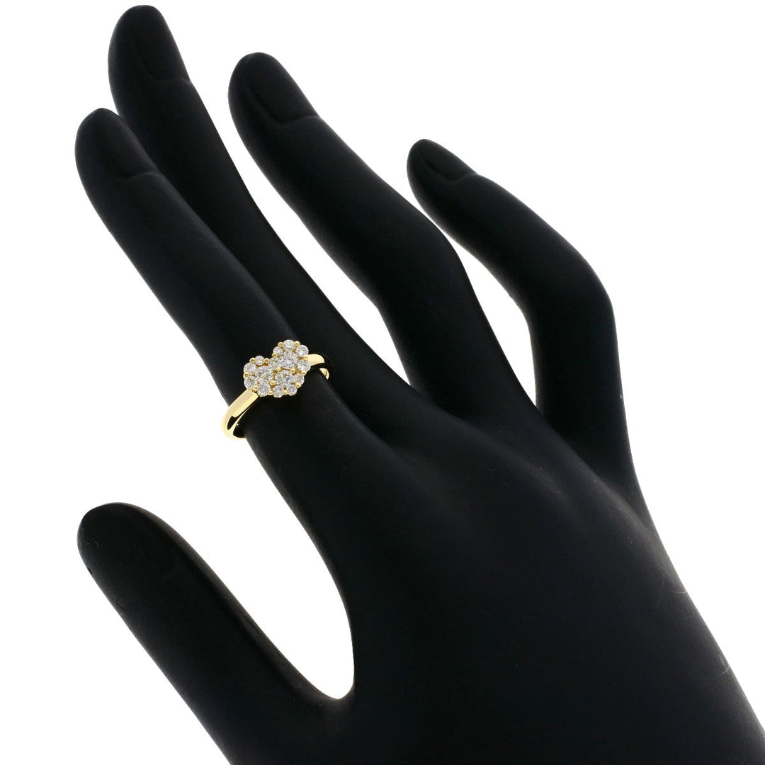 Ponte Vecchio Ring 18K Yellow Gold gold Heart motif diamond