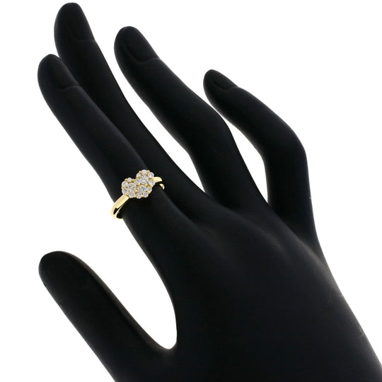 Ponte Vecchio Ring 18K Yellow Gold gold Heart motif diamond