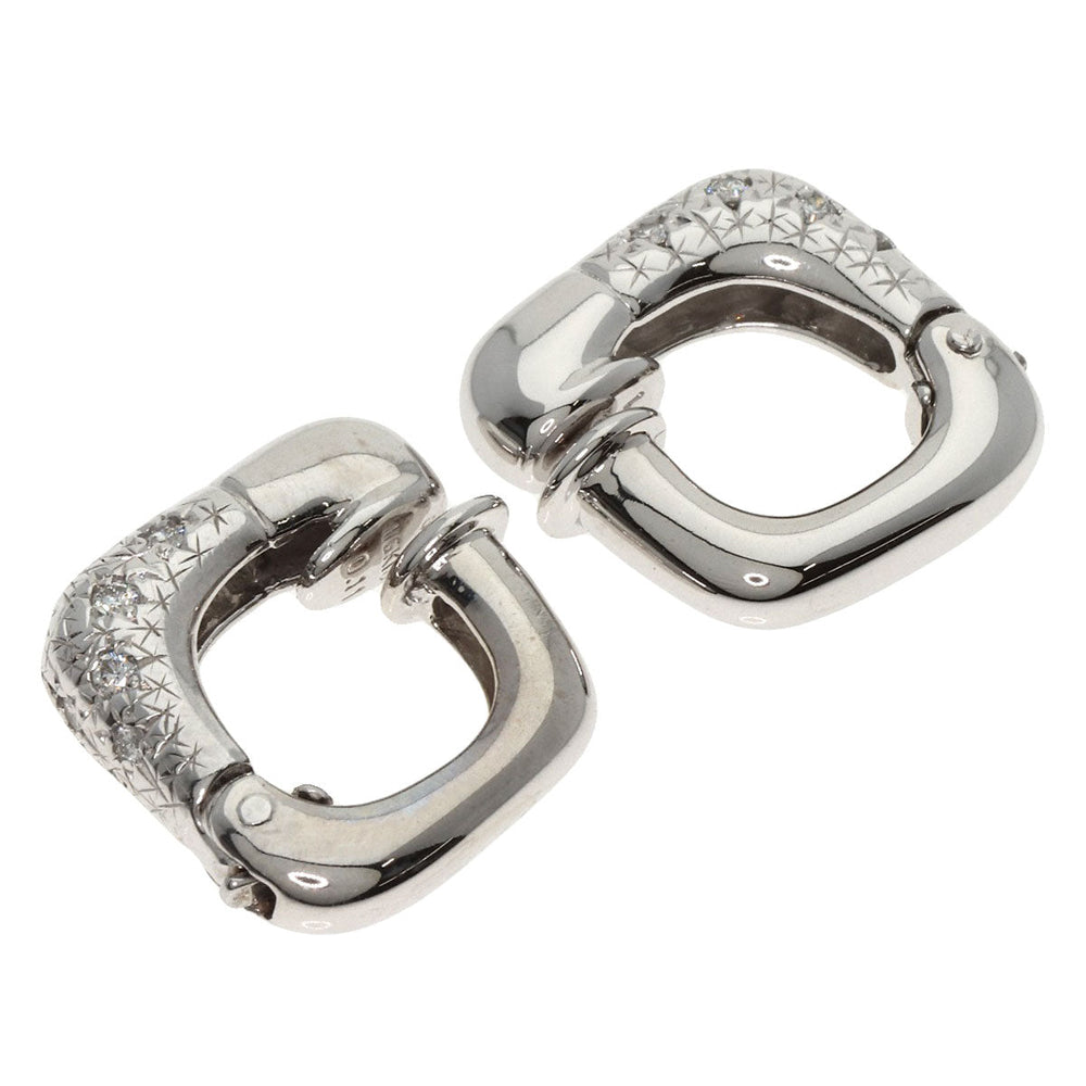 TASAKI Earring K18WG Silver diamond