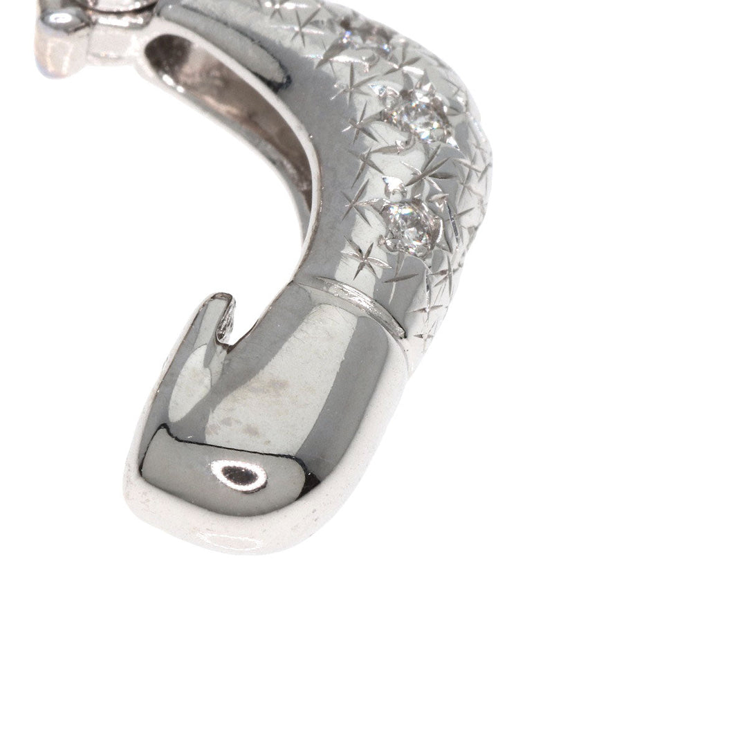 TASAKI Earring K18WG Silver diamond